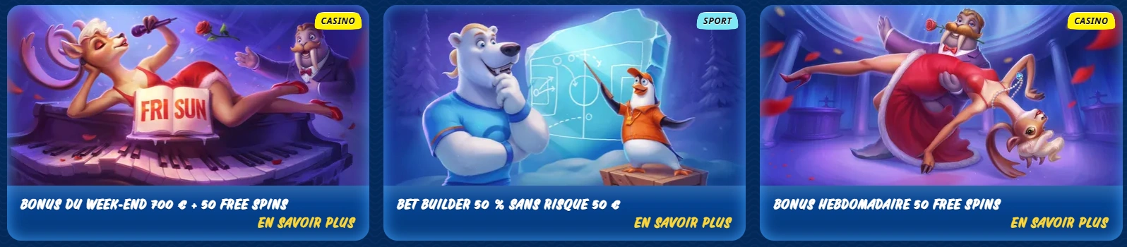 Promotions et bonus SGCasino