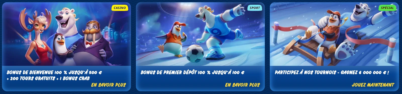 Offres promotionnelles SGCasino