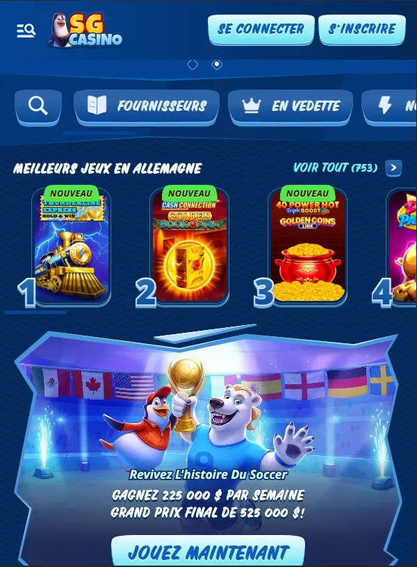 SGCasino sur tous les appareils